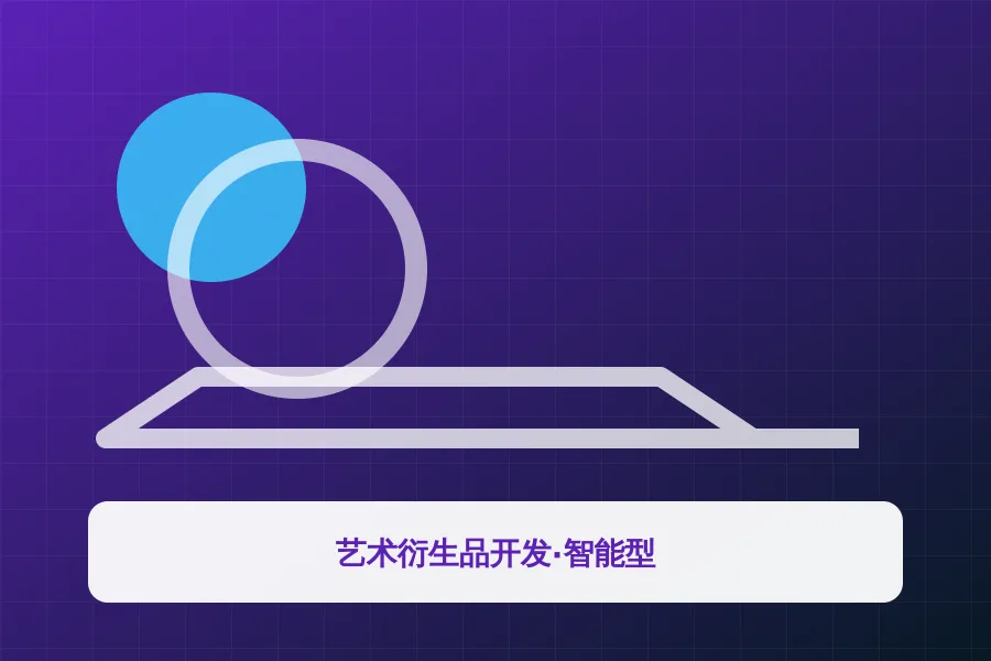 艺术衍生品开发·智能型应用示意图